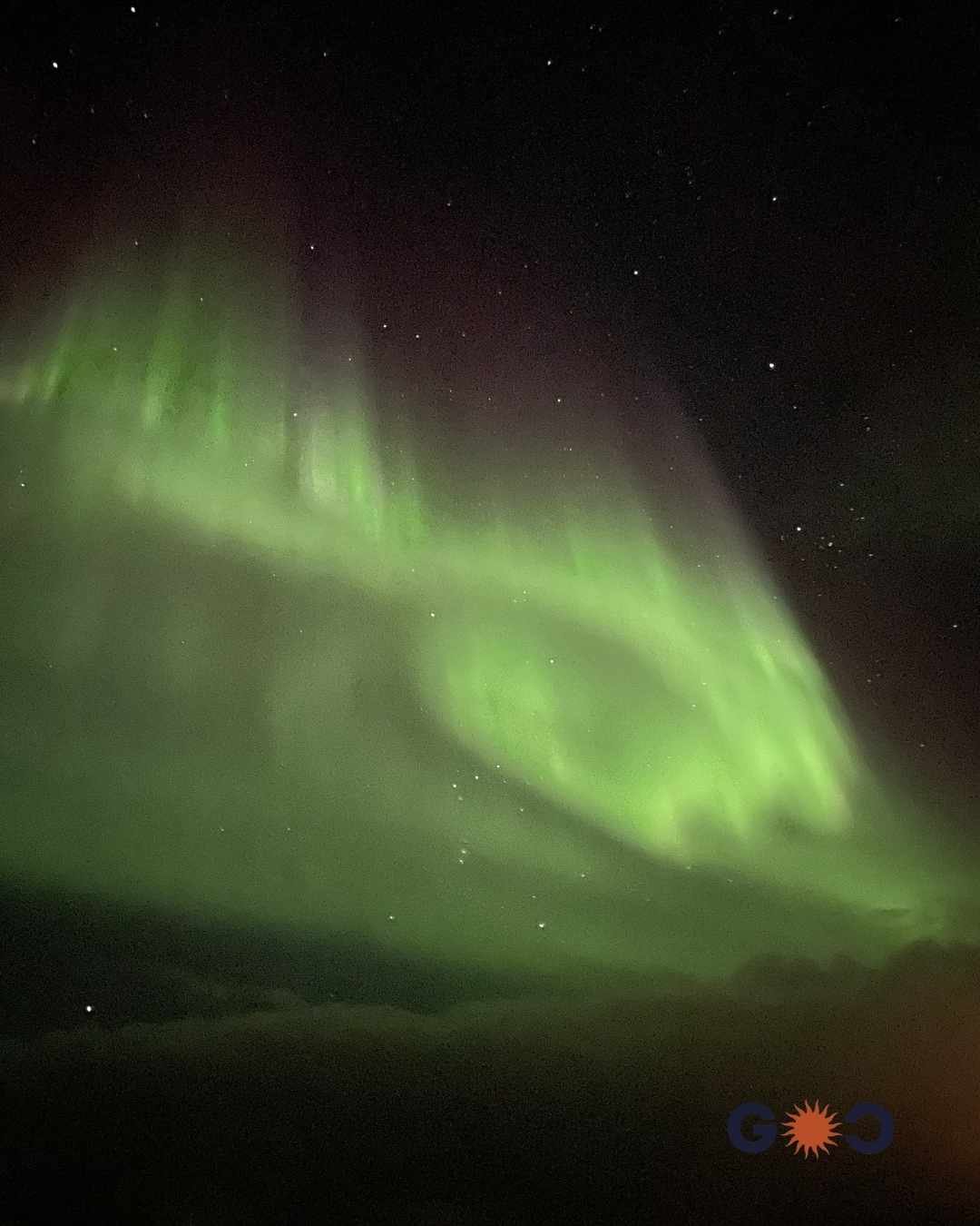 Northern lights aurora borealis Iceland