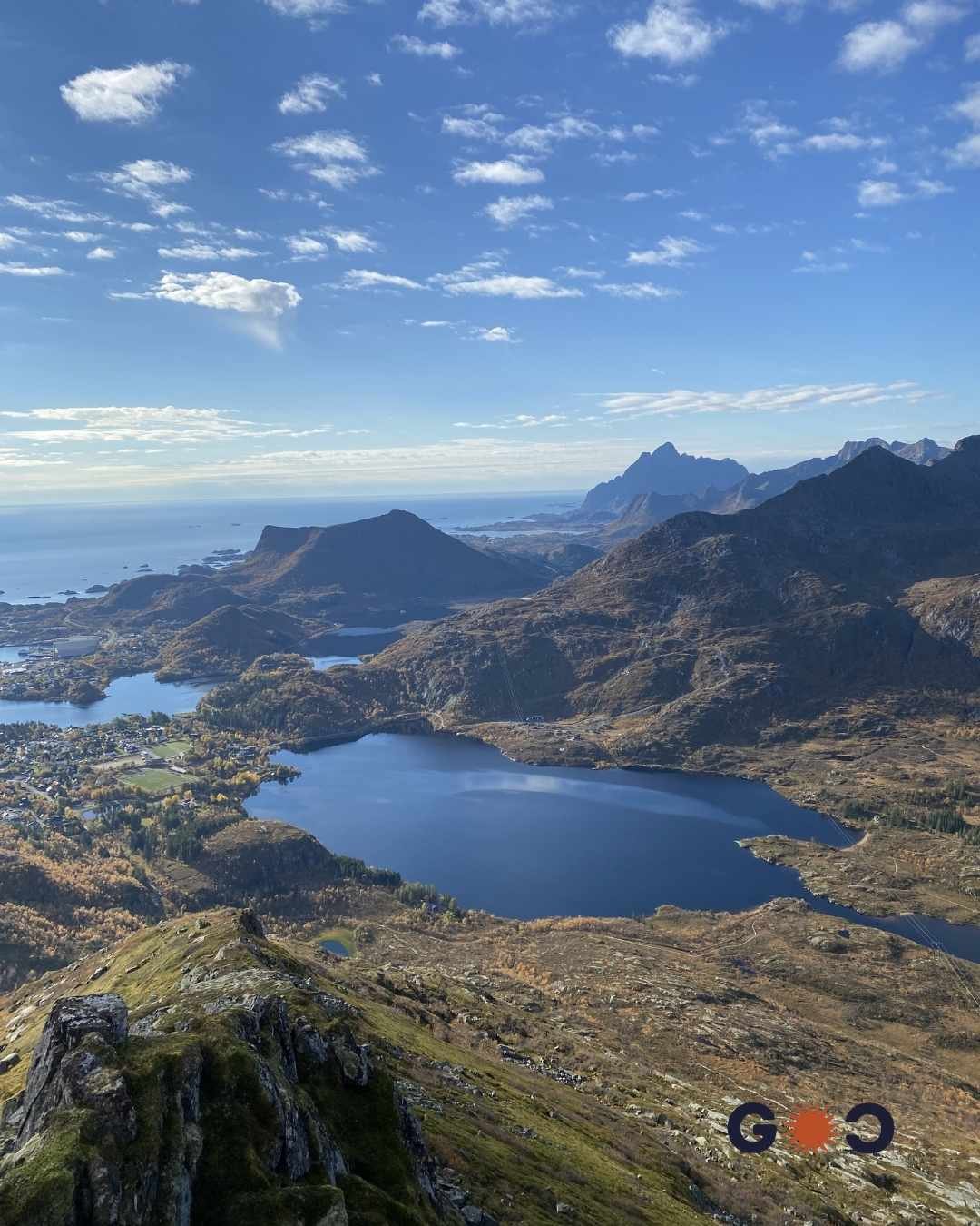 Djevelporten hike Lofoten Islands Norway