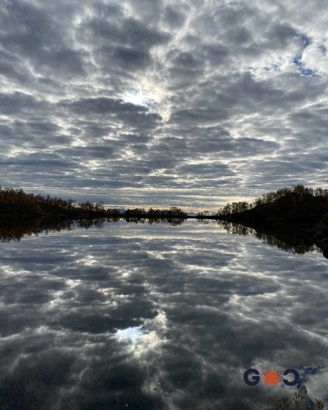 mirror lake in svolvaer lofoten norway