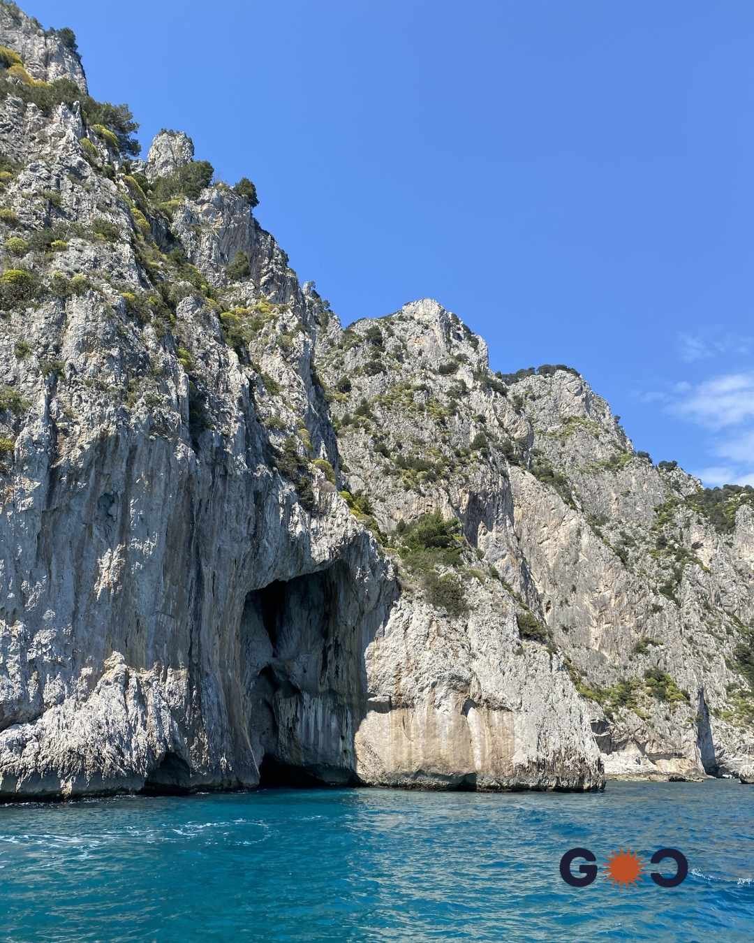 boat tour in Capri, Italy