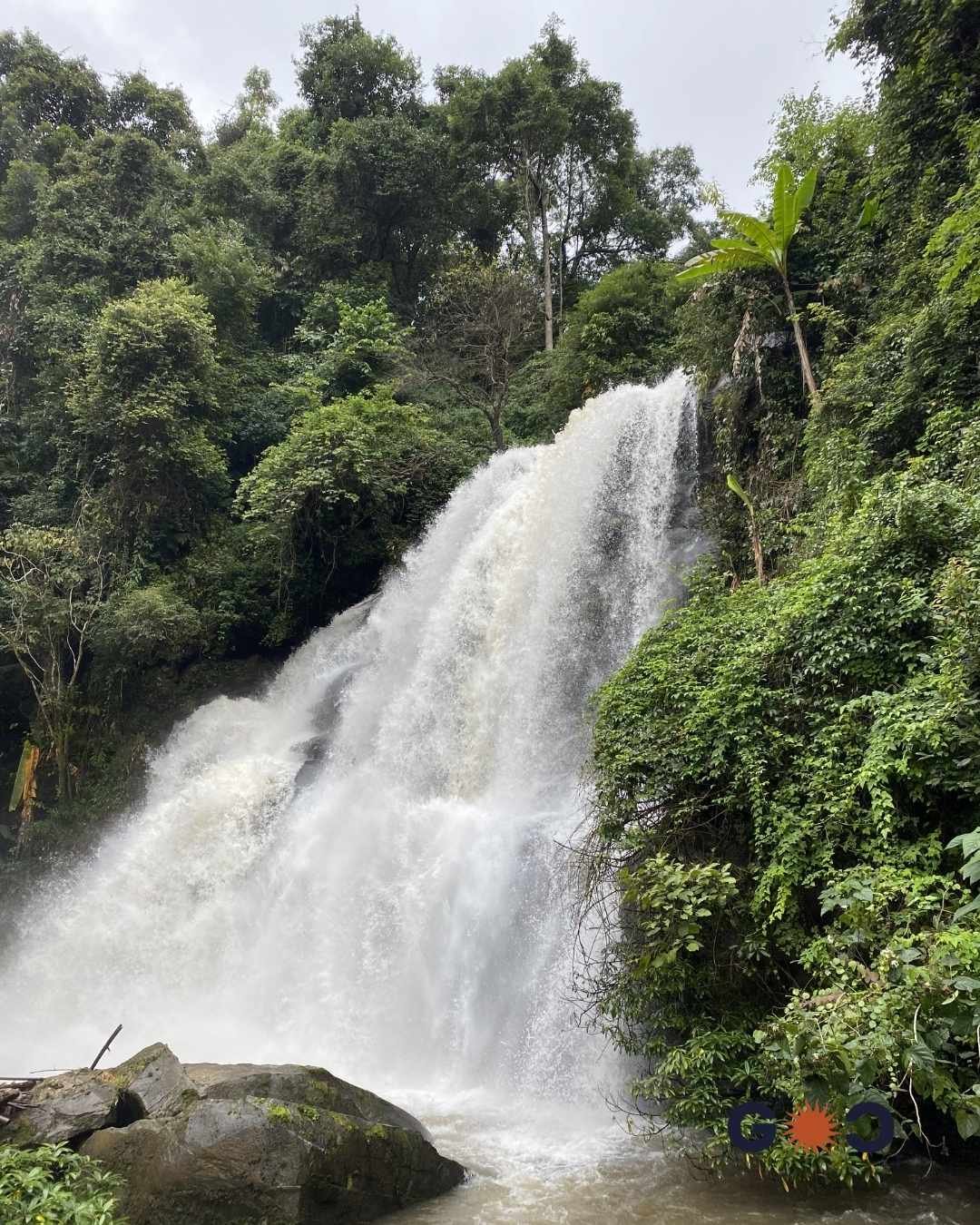 waterfall in Doi Inthanon National Park, Chiang Mai, Thailand