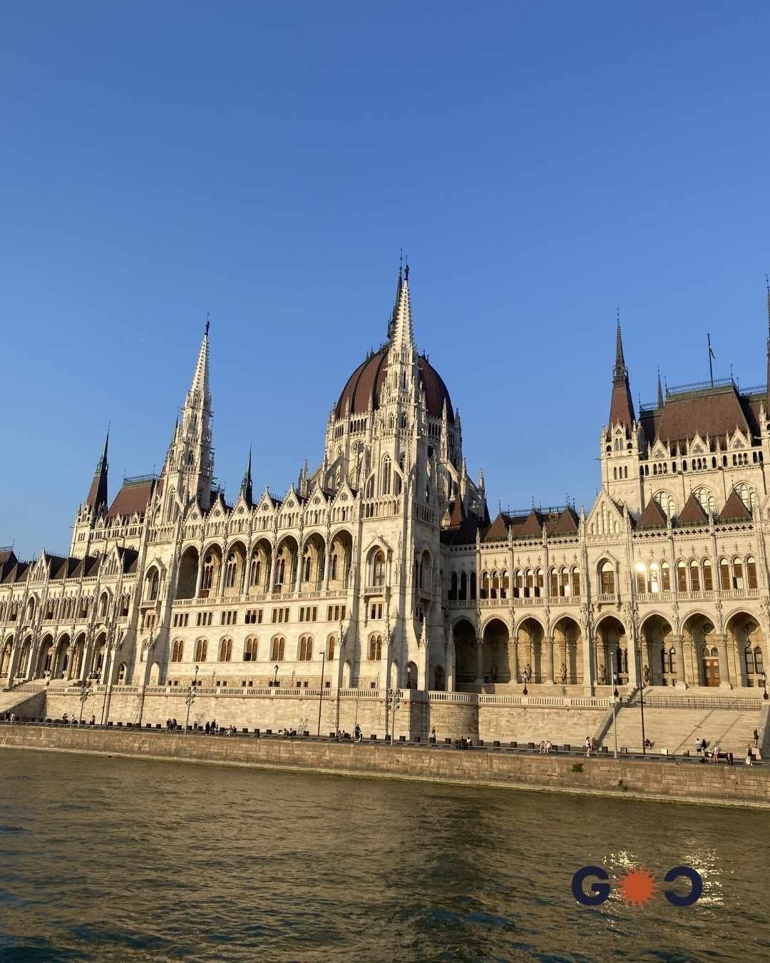 boat tour views of Budapest Hungary