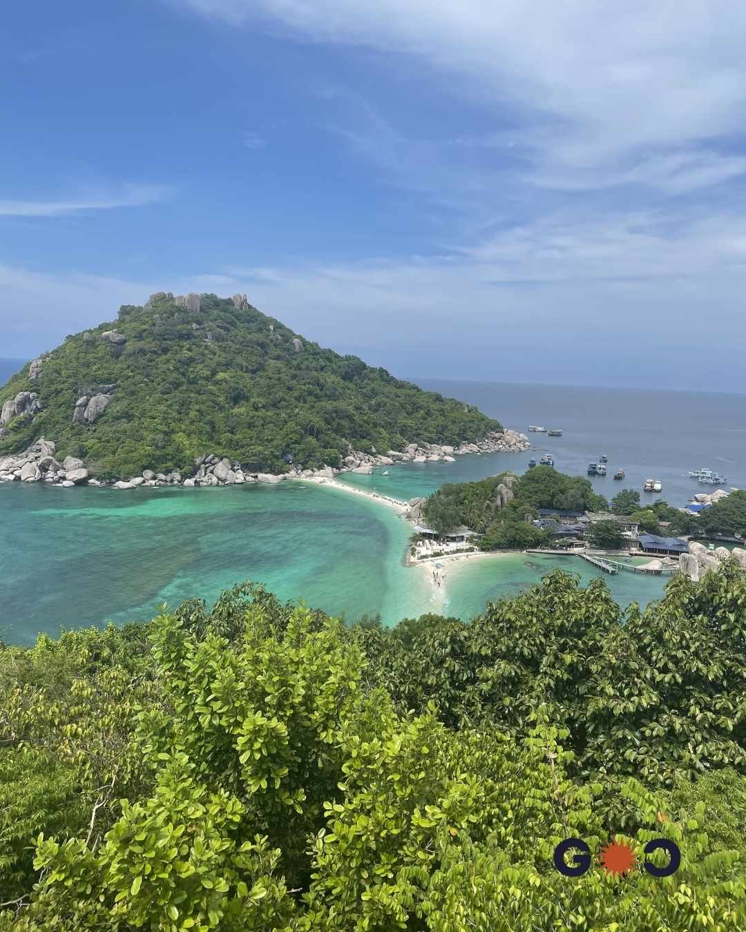 koh nang yuan viewpoint in koh tao thailand