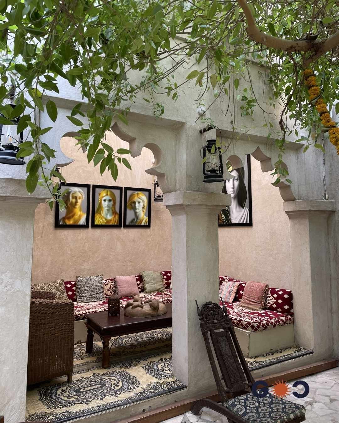 cozy arabian café Dubai UAE